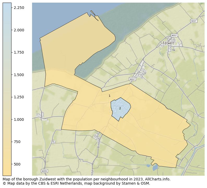 Map of the borough Zuidwest with the population per neighbourhood in 2021. This page shows a lot of information about residents (such as the distribution by age groups, family composition, gender, native or Dutch with an immigration background, ...), homes (numbers, types, price development, use, type of property, ...) and more (car ownership, energy consumption, ...) based on open data from the Dutch Central Bureau of Statistics and various other sources!