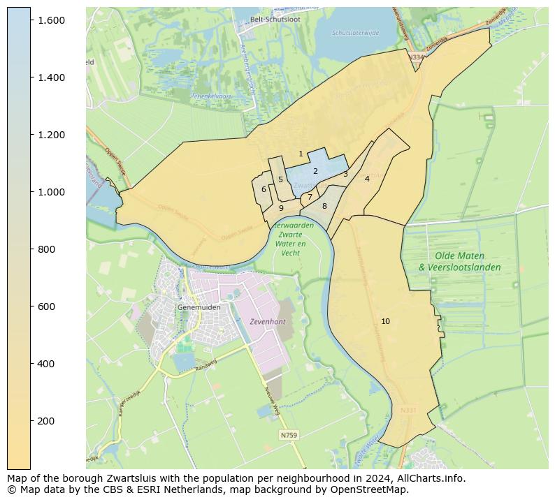 Image of the borough Zwartsluis at the map. This image is used as introduction to this page. This page shows a lot of information about the population in the borough Zwartsluis (such as the distribution by age groups of the residents, the composition of households, whether inhabitants are natives or Dutch with an immigration background, data about the houses (numbers, types, price development, use, type of property, ...) and more (car ownership, energy consumption, ...) based on open data from the Dutch Central Bureau of Statistics and various other sources!