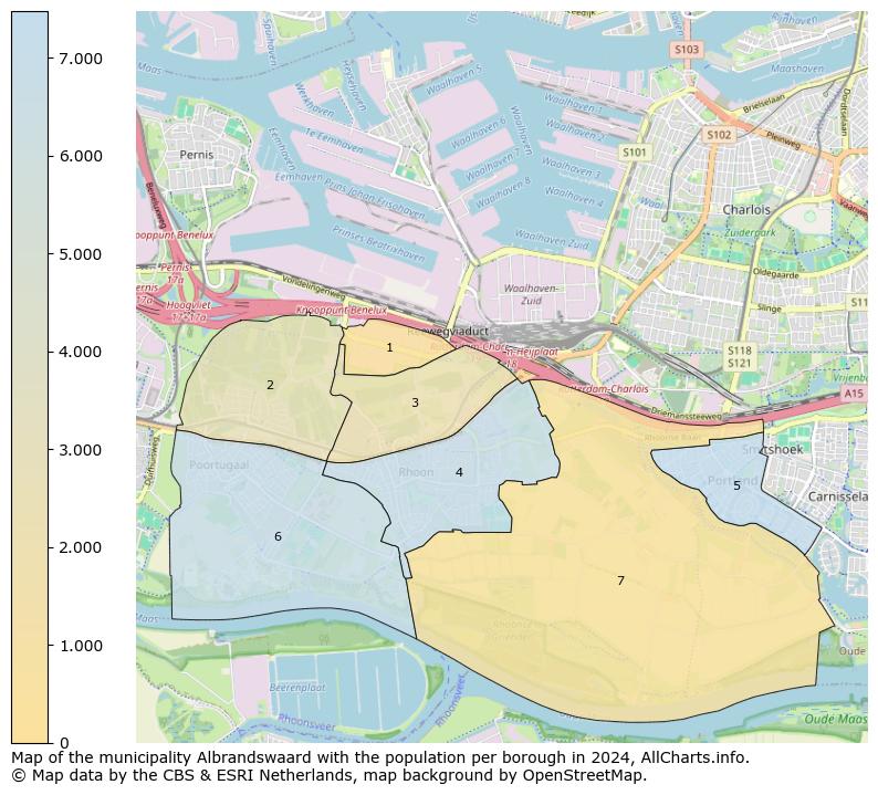 Image of the municipality of Albrandswaard at the map. This image is used as introduction to this page. This page shows a lot of information about the population in the municipality of Albrandswaard (such as the distribution by age groups of the residents, the composition of households, whether inhabitants are natives or Dutch with an immigration background, data about the houses (numbers, types, price development, use, type of property, ...) and more (car ownership, energy consumption, ...) based on open data from the Dutch Central Bureau of Statistics and various other sources!