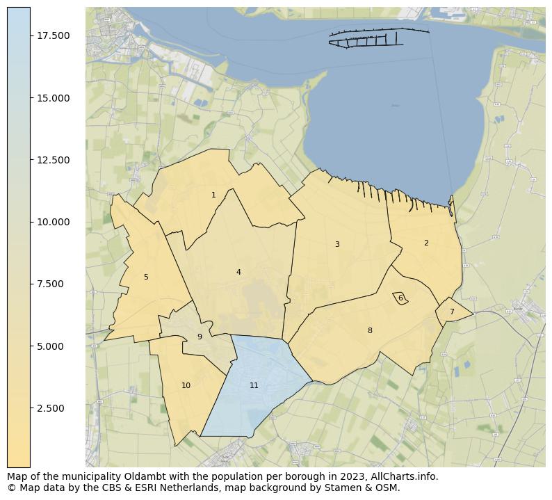 Map of the municipality Oldambt with the population per borough in 2023. This page shows a lot of information about residents (such as the distribution by age groups, family composition, gender, native or Dutch with an immigration background, ...), homes (numbers, types, price development, use, type of property, ...) and more (car ownership, energy consumption, ...) based on open data from the Dutch Central Bureau of Statistics and various other sources!