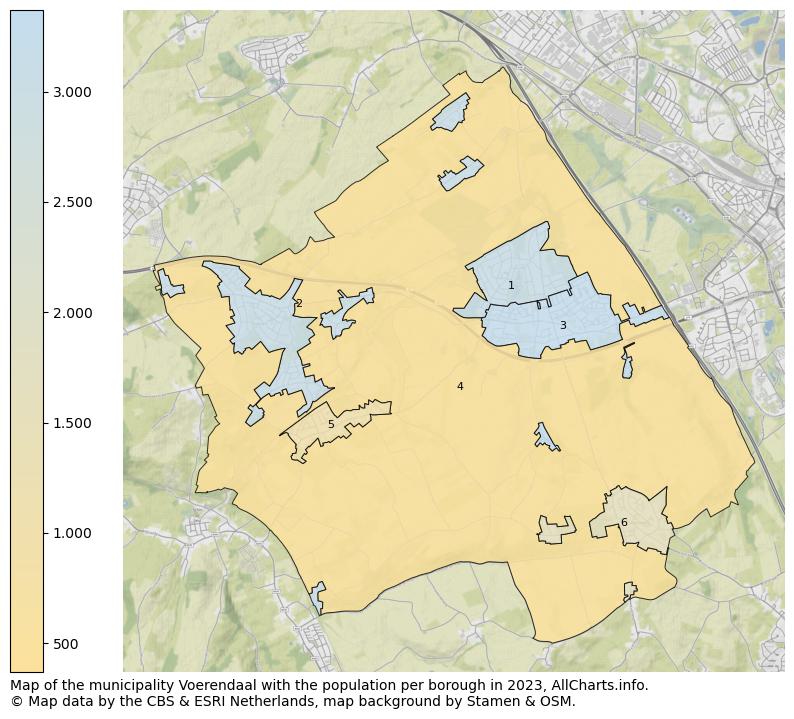 Map of the municipality Voerendaal with the population per borough in 2023. This page shows a lot of information about residents (such as the distribution by age groups, family composition, gender, native or Dutch with an immigration background, ...), homes (numbers, types, price development, use, type of property, ...) and more (car ownership, energy consumption, ...) based on open data from the Dutch Central Bureau of Statistics and various other sources!