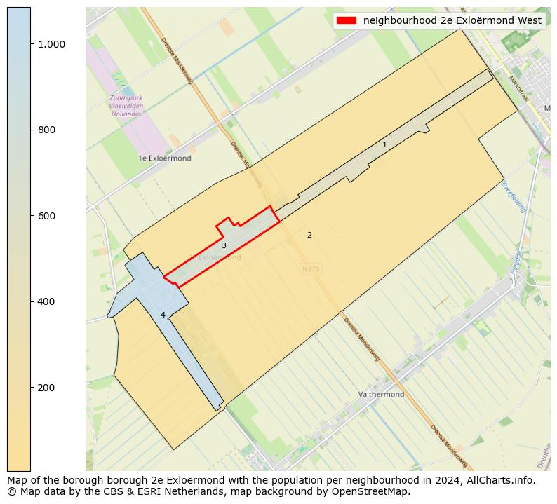 Image of the neighbourhood 2e Exloërmond West at the map. This image is used as introduction to this page. This page shows a lot of information about the population in the neighbourhood 2e Exloërmond West (such as the distribution by age groups of the residents, the composition of households, whether inhabitants are natives or Dutch with an immigration background, data about the houses (numbers, types, price development, use, type of property, ...) and more (car ownership, energy consumption, ...) based on open data from the Dutch Central Bureau of Statistics and various other sources!