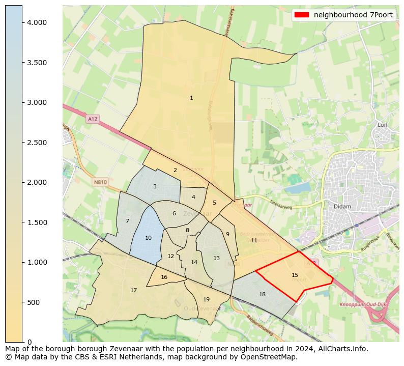 Image of the neighbourhood 7Poort at the map. This image is used as introduction to this page. This page shows a lot of information about the population in the neighbourhood 7Poort (such as the distribution by age groups of the residents, the composition of households, whether inhabitants are natives or Dutch with an immigration background, data about the houses (numbers, types, price development, use, type of property, ...) and more (car ownership, energy consumption, ...) based on open data from the Dutch Central Bureau of Statistics and various other sources!