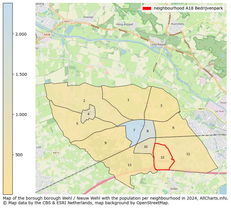 Image of the neighbourhood A18 Bedrijvenpark at the map. This image is used as introduction to this page. This page shows a lot of information about the population in the neighbourhood A18 Bedrijvenpark (such as the distribution by age groups of the residents, the composition of households, whether inhabitants are natives or Dutch with an immigration background, data about the houses (numbers, types, price development, use, type of property, ...) and more (car ownership, energy consumption, ...) based on open data from the Dutch Central Bureau of Statistics and various other sources!