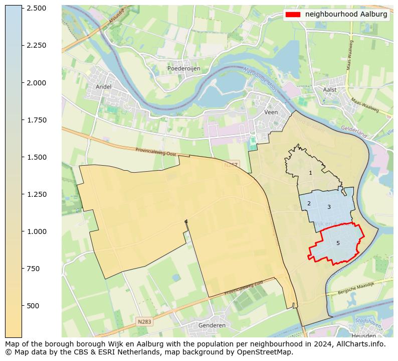 Image of the neighbourhood Aalburg at the map. This image is used as introduction to this page. This page shows a lot of information about the population in the neighbourhood Aalburg (such as the distribution by age groups of the residents, the composition of households, whether inhabitants are natives or Dutch with an immigration background, data about the houses (numbers, types, price development, use, type of property, ...) and more (car ownership, energy consumption, ...) based on open data from the Dutch Central Bureau of Statistics and various other sources!