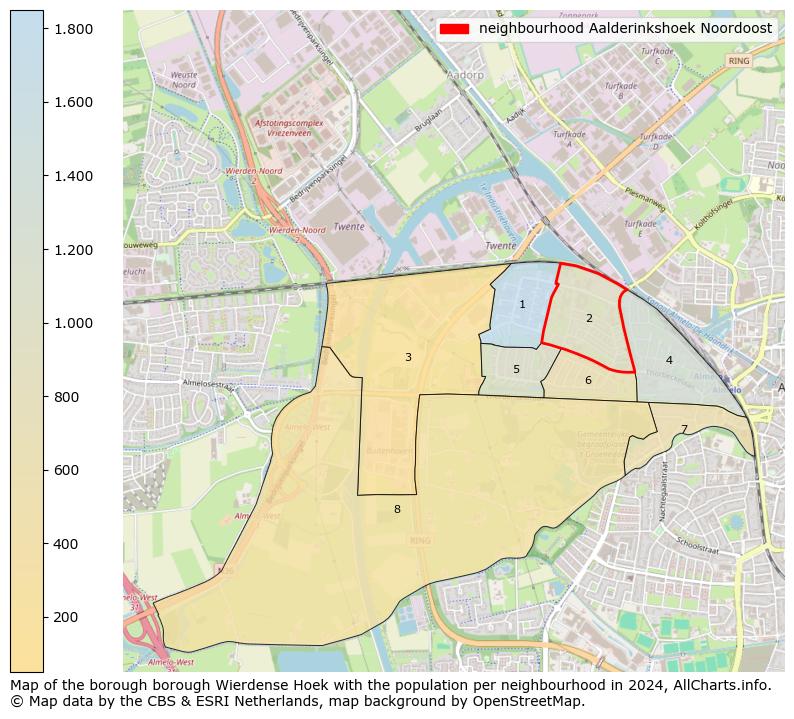 Image of the neighbourhood Aalderinkshoek Noordoost at the map. This image is used as introduction to this page. This page shows a lot of information about the population in the neighbourhood Aalderinkshoek Noordoost (such as the distribution by age groups of the residents, the composition of households, whether inhabitants are natives or Dutch with an immigration background, data about the houses (numbers, types, price development, use, type of property, ...) and more (car ownership, energy consumption, ...) based on open data from the Dutch Central Bureau of Statistics and various other sources!