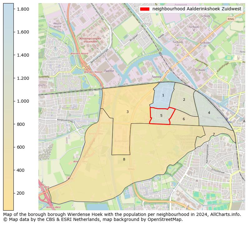 Image of the neighbourhood Aalderinkshoek Zuidwest at the map. This image is used as introduction to this page. This page shows a lot of information about the population in the neighbourhood Aalderinkshoek Zuidwest (such as the distribution by age groups of the residents, the composition of households, whether inhabitants are natives or Dutch with an immigration background, data about the houses (numbers, types, price development, use, type of property, ...) and more (car ownership, energy consumption, ...) based on open data from the Dutch Central Bureau of Statistics and various other sources!