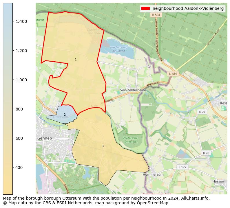 Image of the neighbourhood Aaldonk-Violenberg at the map. This image is used as introduction to this page. This page shows a lot of information about the population in the neighbourhood Aaldonk-Violenberg (such as the distribution by age groups of the residents, the composition of households, whether inhabitants are natives or Dutch with an immigration background, data about the houses (numbers, types, price development, use, type of property, ...) and more (car ownership, energy consumption, ...) based on open data from the Dutch Central Bureau of Statistics and various other sources!