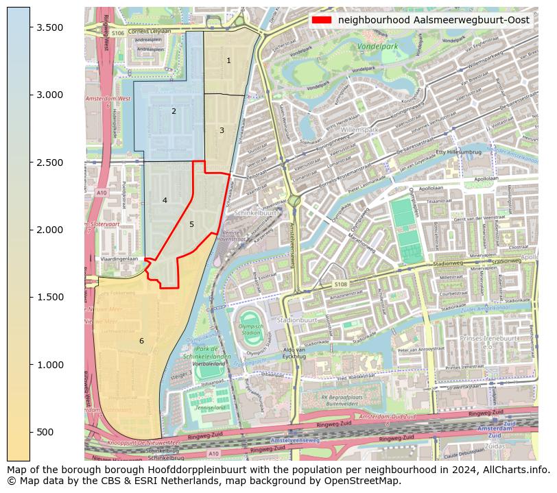 Image of the neighbourhood Aalsmeerwegbuurt-Oost at the map. This image is used as introduction to this page. This page shows a lot of information about the population in the neighbourhood Aalsmeerwegbuurt-Oost (such as the distribution by age groups of the residents, the composition of households, whether inhabitants are natives or Dutch with an immigration background, data about the houses (numbers, types, price development, use, type of property, ...) and more (car ownership, energy consumption, ...) based on open data from the Dutch Central Bureau of Statistics and various other sources!