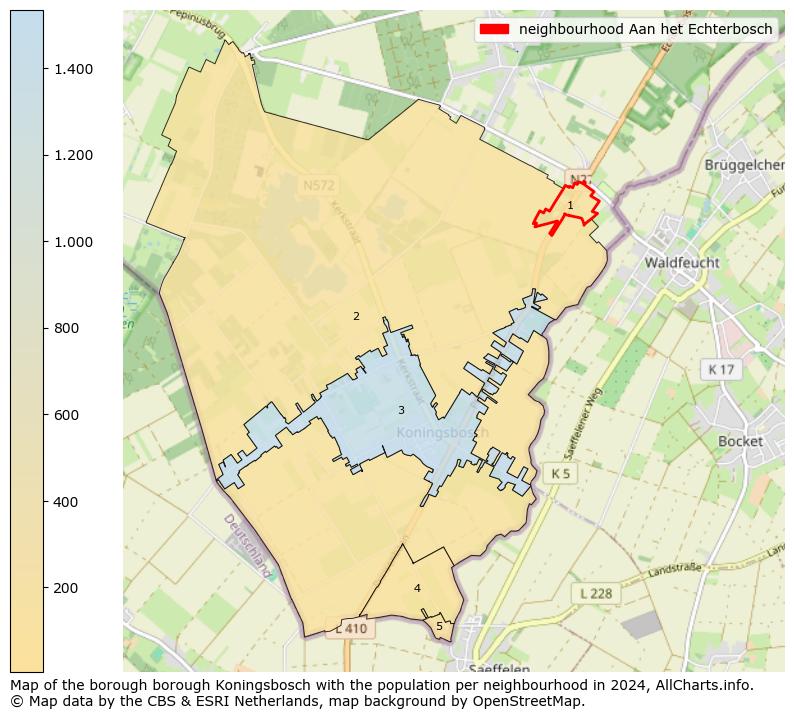 Image of the neighbourhood Aan het Echterbosch at the map. This image is used as introduction to this page. This page shows a lot of information about the population in the neighbourhood Aan het Echterbosch (such as the distribution by age groups of the residents, the composition of households, whether inhabitants are natives or Dutch with an immigration background, data about the houses (numbers, types, price development, use, type of property, ...) and more (car ownership, energy consumption, ...) based on open data from the Dutch Central Bureau of Statistics and various other sources!