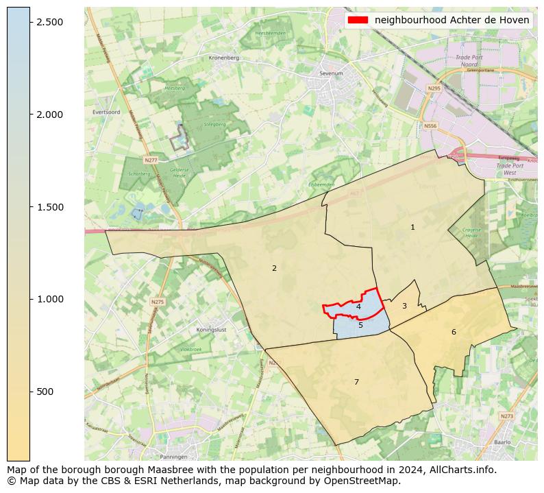 Image of the neighbourhood Achter de Hoven at the map. This image is used as introduction to this page. This page shows a lot of information about the population in the neighbourhood Achter de Hoven (such as the distribution by age groups of the residents, the composition of households, whether inhabitants are natives or Dutch with an immigration background, data about the houses (numbers, types, price development, use, type of property, ...) and more (car ownership, energy consumption, ...) based on open data from the Dutch Central Bureau of Statistics and various other sources!