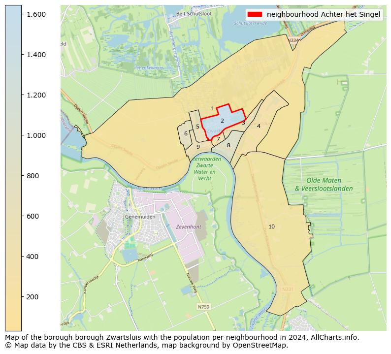 Image of the neighbourhood Achter het Singel at the map. This image is used as introduction to this page. This page shows a lot of information about the population in the neighbourhood Achter het Singel (such as the distribution by age groups of the residents, the composition of households, whether inhabitants are natives or Dutch with an immigration background, data about the houses (numbers, types, price development, use, type of property, ...) and more (car ownership, energy consumption, ...) based on open data from the Dutch Central Bureau of Statistics and various other sources!