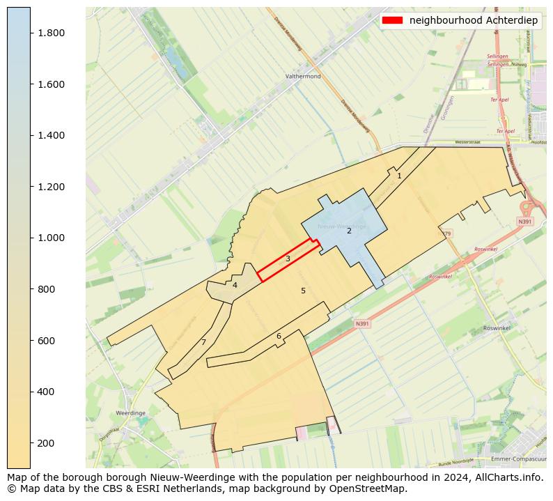 Image of the neighbourhood Achterdiep at the map. This image is used as introduction to this page. This page shows a lot of information about the population in the neighbourhood Achterdiep (such as the distribution by age groups of the residents, the composition of households, whether inhabitants are natives or Dutch with an immigration background, data about the houses (numbers, types, price development, use, type of property, ...) and more (car ownership, energy consumption, ...) based on open data from the Dutch Central Bureau of Statistics and various other sources!