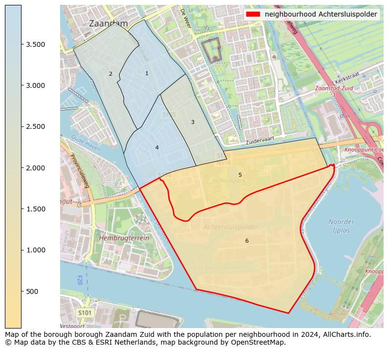 Image of the neighbourhood Achtersluispolder at the map. This image is used as introduction to this page. This page shows a lot of information about the population in the neighbourhood Achtersluispolder (such as the distribution by age groups of the residents, the composition of households, whether inhabitants are natives or Dutch with an immigration background, data about the houses (numbers, types, price development, use, type of property, ...) and more (car ownership, energy consumption, ...) based on open data from the Dutch Central Bureau of Statistics and various other sources!