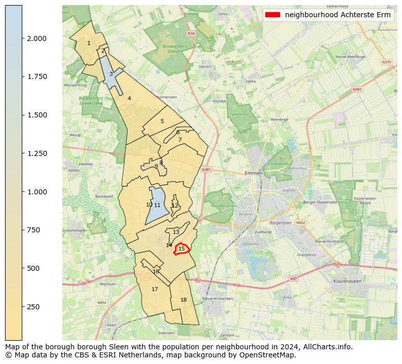 Image of the neighbourhood Achterste Erm at the map. This image is used as introduction to this page. This page shows a lot of information about the population in the neighbourhood Achterste Erm (such as the distribution by age groups of the residents, the composition of households, whether inhabitants are natives or Dutch with an immigration background, data about the houses (numbers, types, price development, use, type of property, ...) and more (car ownership, energy consumption, ...) based on open data from the Dutch Central Bureau of Statistics and various other sources!