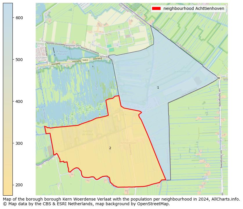 Image of the neighbourhood Achttienhoven at the map. This image is used as introduction to this page. This page shows a lot of information about the population in the neighbourhood Achttienhoven (such as the distribution by age groups of the residents, the composition of households, whether inhabitants are natives or Dutch with an immigration background, data about the houses (numbers, types, price development, use, type of property, ...) and more (car ownership, energy consumption, ...) based on open data from the Dutch Central Bureau of Statistics and various other sources!