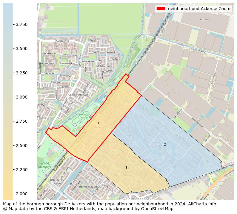 Image of the neighbourhood Ackerse Zoom at the map. This image is used as introduction to this page. This page shows a lot of information about the population in the neighbourhood Ackerse Zoom (such as the distribution by age groups of the residents, the composition of households, whether inhabitants are natives or Dutch with an immigration background, data about the houses (numbers, types, price development, use, type of property, ...) and more (car ownership, energy consumption, ...) based on open data from the Dutch Central Bureau of Statistics and various other sources!