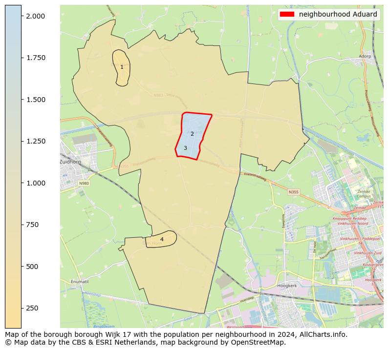 Image of the neighbourhood Aduard at the map. This image is used as introduction to this page. This page shows a lot of information about the population in the neighbourhood Aduard (such as the distribution by age groups of the residents, the composition of households, whether inhabitants are natives or Dutch with an immigration background, data about the houses (numbers, types, price development, use, type of property, ...) and more (car ownership, energy consumption, ...) based on open data from the Dutch Central Bureau of Statistics and various other sources!