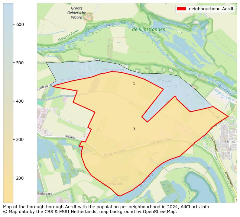 Image of the neighbourhood Aerdt at the map. This image is used as introduction to this page. This page shows a lot of information about the population in the neighbourhood Aerdt (such as the distribution by age groups of the residents, the composition of households, whether inhabitants are natives or Dutch with an immigration background, data about the houses (numbers, types, price development, use, type of property, ...) and more (car ownership, energy consumption, ...) based on open data from the Dutch Central Bureau of Statistics and various other sources!