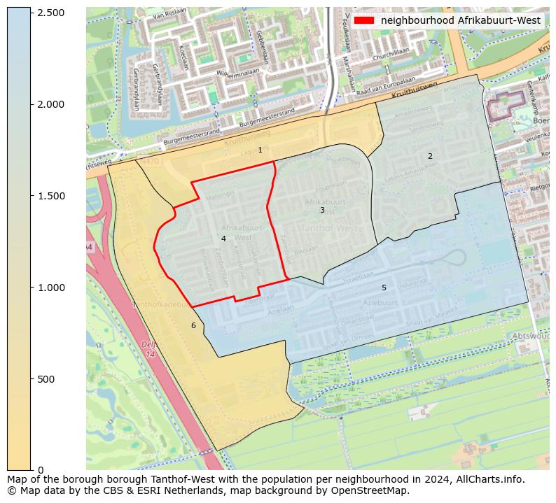 Image of the neighbourhood Afrikabuurt-West at the map. This image is used as introduction to this page. This page shows a lot of information about the population in the neighbourhood Afrikabuurt-West (such as the distribution by age groups of the residents, the composition of households, whether inhabitants are natives or Dutch with an immigration background, data about the houses (numbers, types, price development, use, type of property, ...) and more (car ownership, energy consumption, ...) based on open data from the Dutch Central Bureau of Statistics and various other sources!