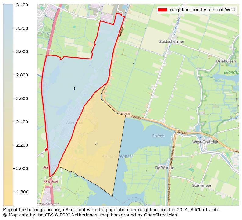 Image of the neighbourhood Akersloot West at the map. This image is used as introduction to this page. This page shows a lot of information about the population in the neighbourhood Akersloot West (such as the distribution by age groups of the residents, the composition of households, whether inhabitants are natives or Dutch with an immigration background, data about the houses (numbers, types, price development, use, type of property, ...) and more (car ownership, energy consumption, ...) based on open data from the Dutch Central Bureau of Statistics and various other sources!