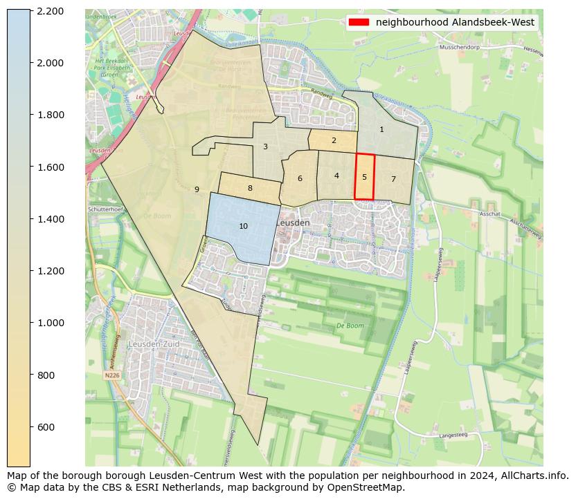 Image of the neighbourhood Alandsbeek-West at the map. This image is used as introduction to this page. This page shows a lot of information about the population in the neighbourhood Alandsbeek-West (such as the distribution by age groups of the residents, the composition of households, whether inhabitants are natives or Dutch with an immigration background, data about the houses (numbers, types, price development, use, type of property, ...) and more (car ownership, energy consumption, ...) based on open data from the Dutch Central Bureau of Statistics and various other sources!