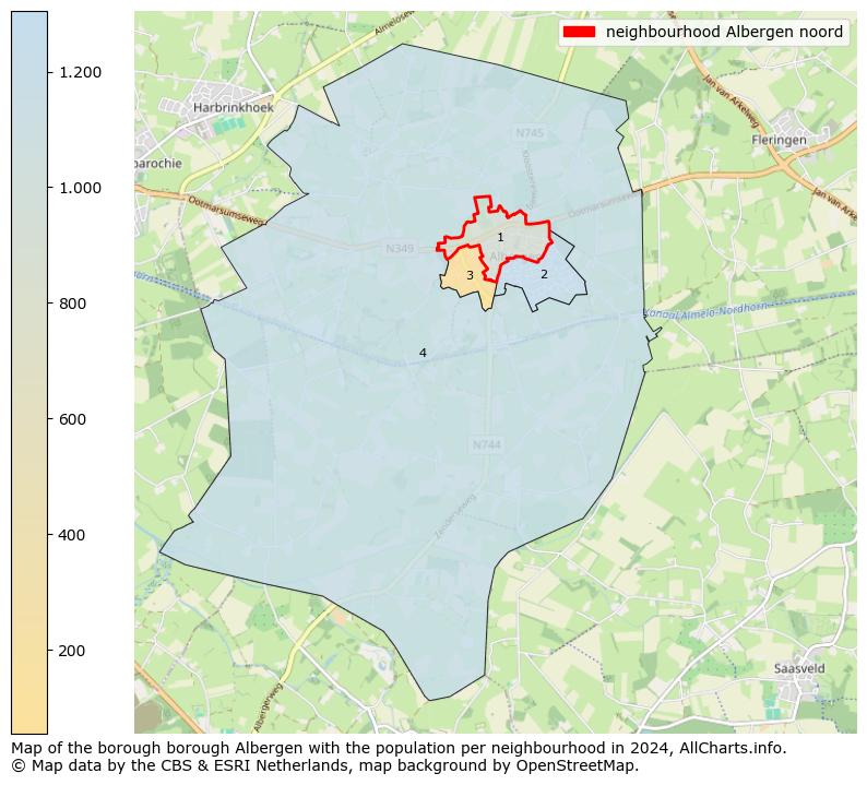 Image of the neighbourhood Albergen noord at the map. This image is used as introduction to this page. This page shows a lot of information about the population in the neighbourhood Albergen noord (such as the distribution by age groups of the residents, the composition of households, whether inhabitants are natives or Dutch with an immigration background, data about the houses (numbers, types, price development, use, type of property, ...) and more (car ownership, energy consumption, ...) based on open data from the Dutch Central Bureau of Statistics and various other sources!