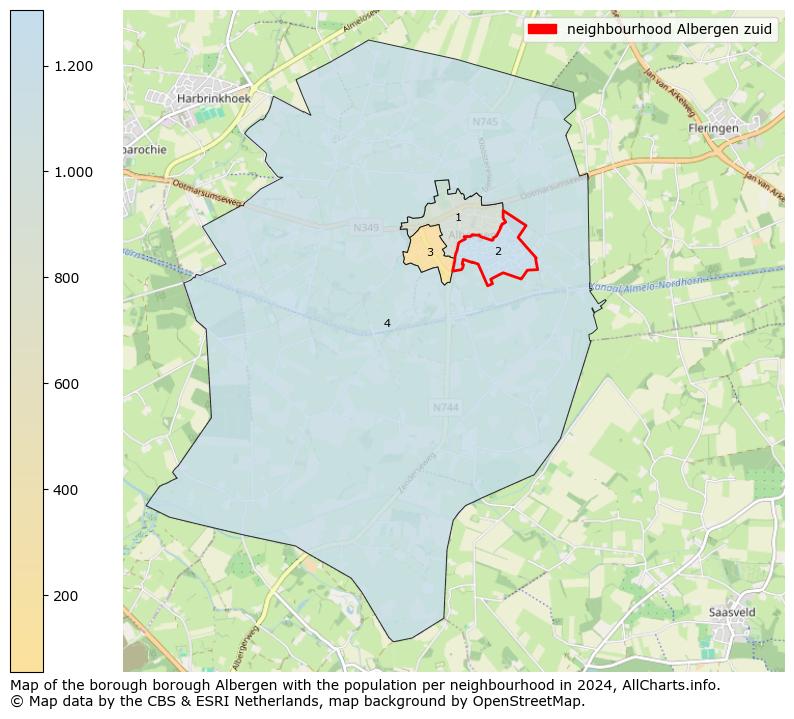 Image of the neighbourhood Albergen zuid at the map. This image is used as introduction to this page. This page shows a lot of information about the population in the neighbourhood Albergen zuid (such as the distribution by age groups of the residents, the composition of households, whether inhabitants are natives or Dutch with an immigration background, data about the houses (numbers, types, price development, use, type of property, ...) and more (car ownership, energy consumption, ...) based on open data from the Dutch Central Bureau of Statistics and various other sources!