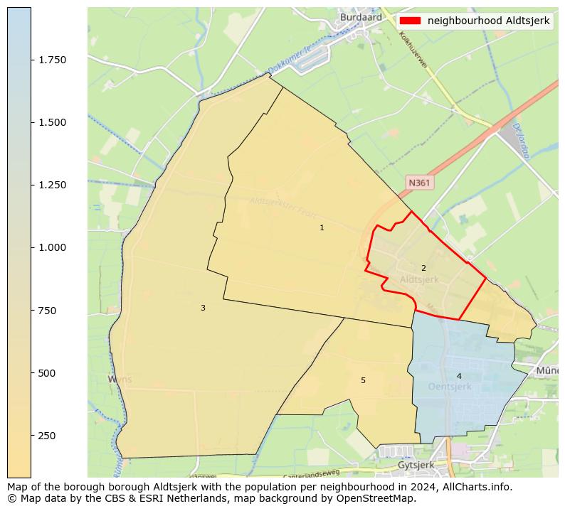 Image of the neighbourhood Aldtsjerk at the map. This image is used as introduction to this page. This page shows a lot of information about the population in the neighbourhood Aldtsjerk (such as the distribution by age groups of the residents, the composition of households, whether inhabitants are natives or Dutch with an immigration background, data about the houses (numbers, types, price development, use, type of property, ...) and more (car ownership, energy consumption, ...) based on open data from the Dutch Central Bureau of Statistics and various other sources!