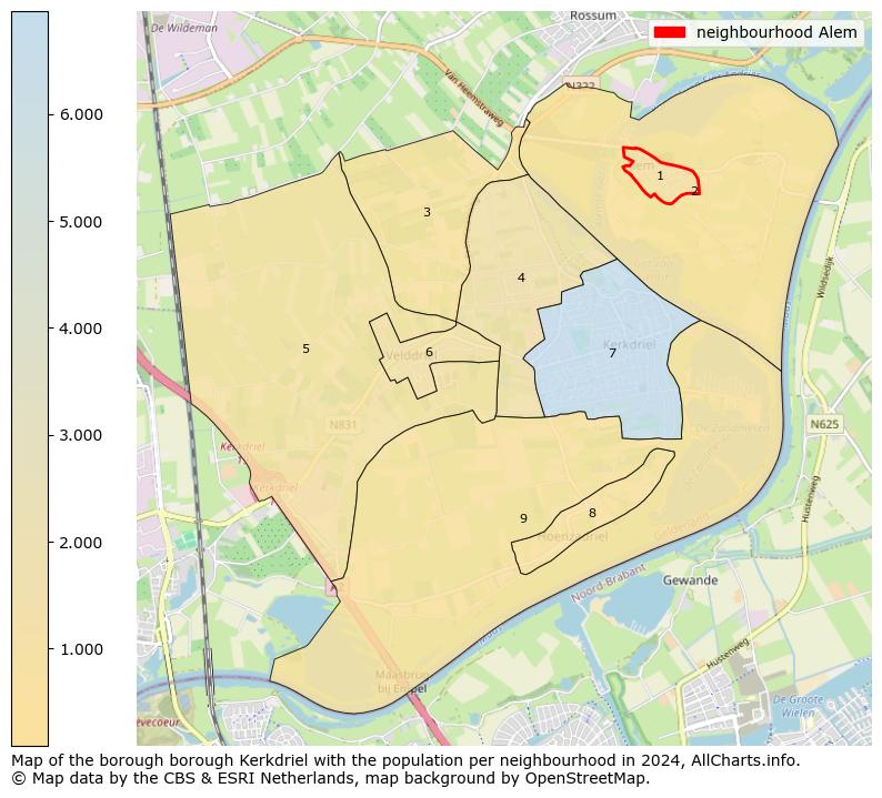 Image of the neighbourhood Alem at the map. This image is used as introduction to this page. This page shows a lot of information about the population in the neighbourhood Alem (such as the distribution by age groups of the residents, the composition of households, whether inhabitants are natives or Dutch with an immigration background, data about the houses (numbers, types, price development, use, type of property, ...) and more (car ownership, energy consumption, ...) based on open data from the Dutch Central Bureau of Statistics and various other sources!