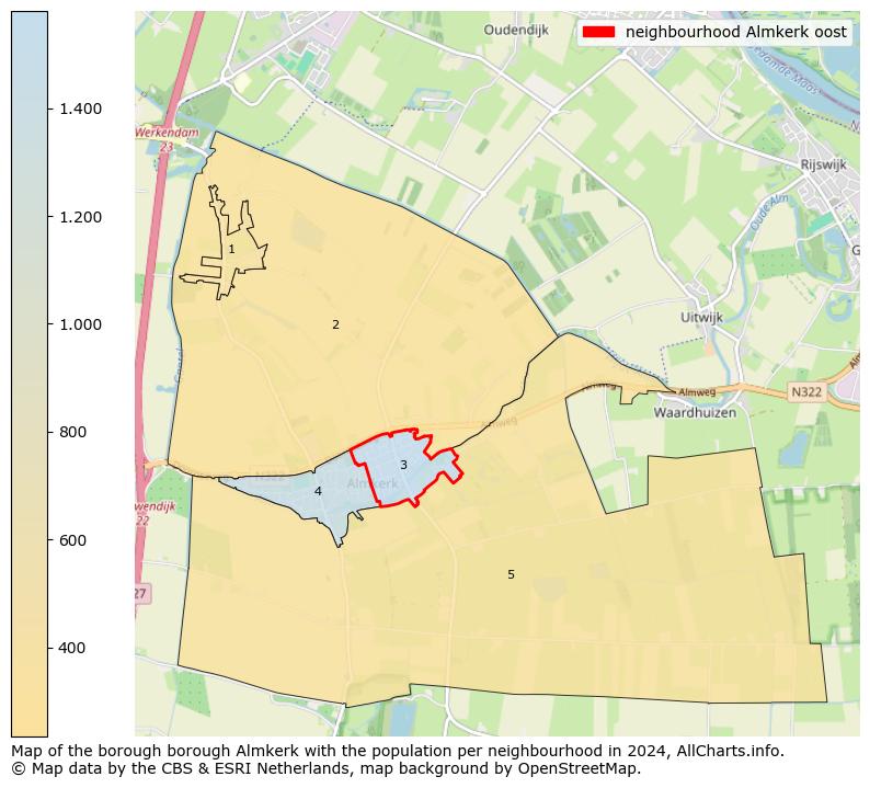 Image of the neighbourhood Almkerk oost at the map. This image is used as introduction to this page. This page shows a lot of information about the population in the neighbourhood Almkerk oost (such as the distribution by age groups of the residents, the composition of households, whether inhabitants are natives or Dutch with an immigration background, data about the houses (numbers, types, price development, use, type of property, ...) and more (car ownership, energy consumption, ...) based on open data from the Dutch Central Bureau of Statistics and various other sources!