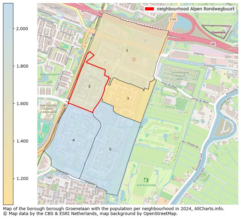 Image of the neighbourhood Alpen Rondwegbuurt at the map. This image is used as introduction to this page. This page shows a lot of information about the population in the neighbourhood Alpen Rondwegbuurt (such as the distribution by age groups of the residents, the composition of households, whether inhabitants are natives or Dutch with an immigration background, data about the houses (numbers, types, price development, use, type of property, ...) and more (car ownership, energy consumption, ...) based on open data from the Dutch Central Bureau of Statistics and various other sources!