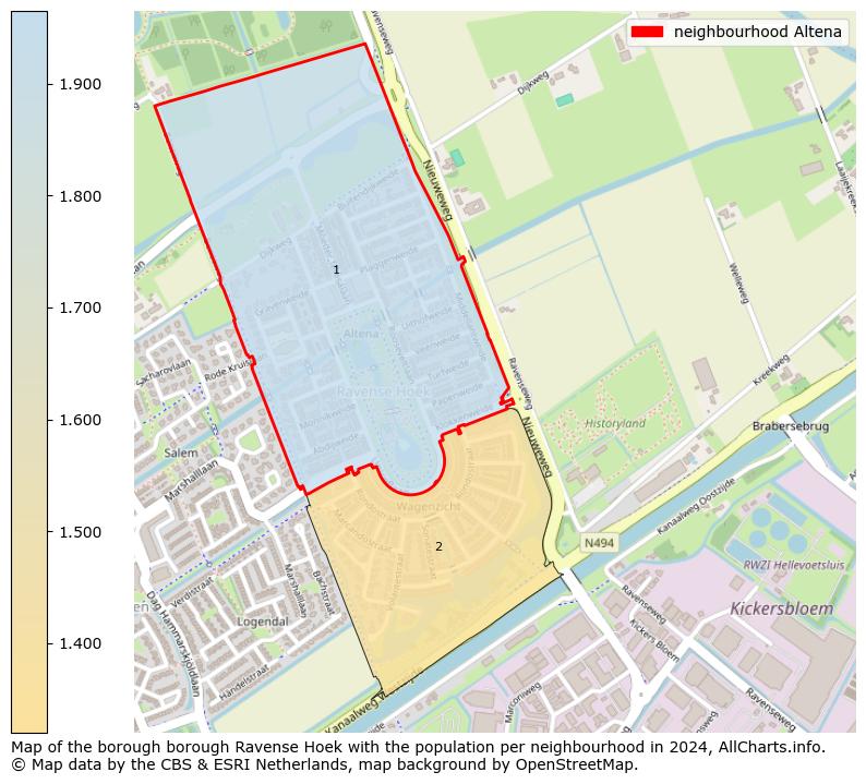 Image of the neighbourhood Altena at the map. This image is used as introduction to this page. This page shows a lot of information about the population in the neighbourhood Altena (such as the distribution by age groups of the residents, the composition of households, whether inhabitants are natives or Dutch with an immigration background, data about the houses (numbers, types, price development, use, type of property, ...) and more (car ownership, energy consumption, ...) based on open data from the Dutch Central Bureau of Statistics and various other sources!