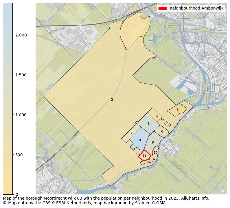 Map of the borough Moordrecht wijk 03 with the population per neighbourhood in 2023. This page shows a lot of information about residents (such as the distribution by age groups, family composition, gender, native or Dutch with an immigration background, ...), homes (numbers, types, price development, use, type of property, ...) and more (car ownership, energy consumption, ...) based on open data from the Dutch Central Bureau of Statistics and various other sources!