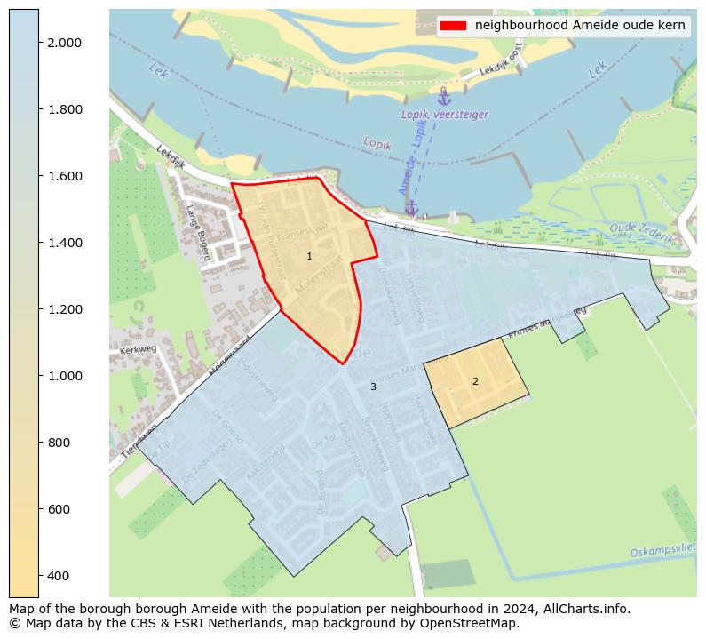 Image of the neighbourhood Ameide oude kern at the map. This image is used as introduction to this page. This page shows a lot of information about the population in the neighbourhood Ameide oude kern (such as the distribution by age groups of the residents, the composition of households, whether inhabitants are natives or Dutch with an immigration background, data about the houses (numbers, types, price development, use, type of property, ...) and more (car ownership, energy consumption, ...) based on open data from the Dutch Central Bureau of Statistics and various other sources!