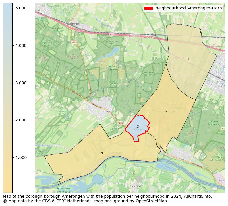 Image of the neighbourhood Amerongen-Dorp at the map. This image is used as introduction to this page. This page shows a lot of information about the population in the neighbourhood Amerongen-Dorp (such as the distribution by age groups of the residents, the composition of households, whether inhabitants are natives or Dutch with an immigration background, data about the houses (numbers, types, price development, use, type of property, ...) and more (car ownership, energy consumption, ...) based on open data from the Dutch Central Bureau of Statistics and various other sources!