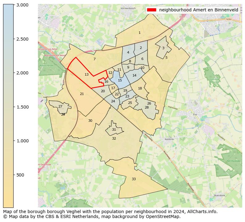 Image of the neighbourhood Amert en Binnenveld at the map. This image is used as introduction to this page. This page shows a lot of information about the population in the neighbourhood Amert en Binnenveld (such as the distribution by age groups of the residents, the composition of households, whether inhabitants are natives or Dutch with an immigration background, data about the houses (numbers, types, price development, use, type of property, ...) and more (car ownership, energy consumption, ...) based on open data from the Dutch Central Bureau of Statistics and various other sources!