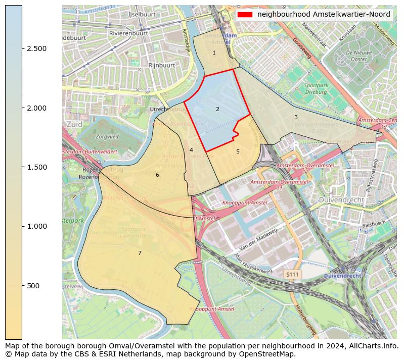 Image of the neighbourhood Amstelkwartier-Noord at the map. This image is used as introduction to this page. This page shows a lot of information about the population in the neighbourhood Amstelkwartier-Noord (such as the distribution by age groups of the residents, the composition of households, whether inhabitants are natives or Dutch with an immigration background, data about the houses (numbers, types, price development, use, type of property, ...) and more (car ownership, energy consumption, ...) based on open data from the Dutch Central Bureau of Statistics and various other sources!