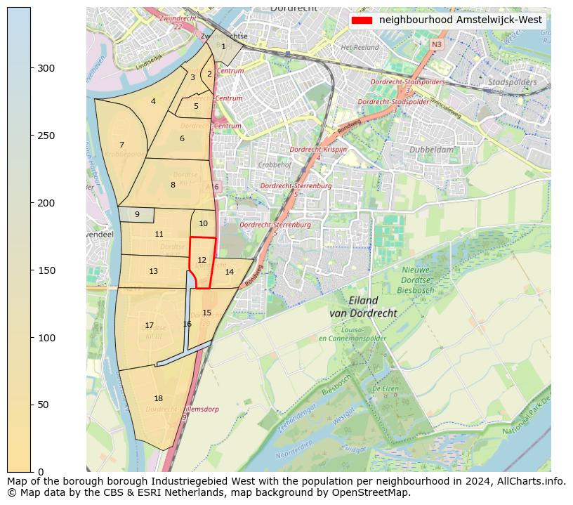 Image of the neighbourhood Amstelwijck-West at the map. This image is used as introduction to this page. This page shows a lot of information about the population in the neighbourhood Amstelwijck-West (such as the distribution by age groups of the residents, the composition of households, whether inhabitants are natives or Dutch with an immigration background, data about the houses (numbers, types, price development, use, type of property, ...) and more (car ownership, energy consumption, ...) based on open data from the Dutch Central Bureau of Statistics and various other sources!