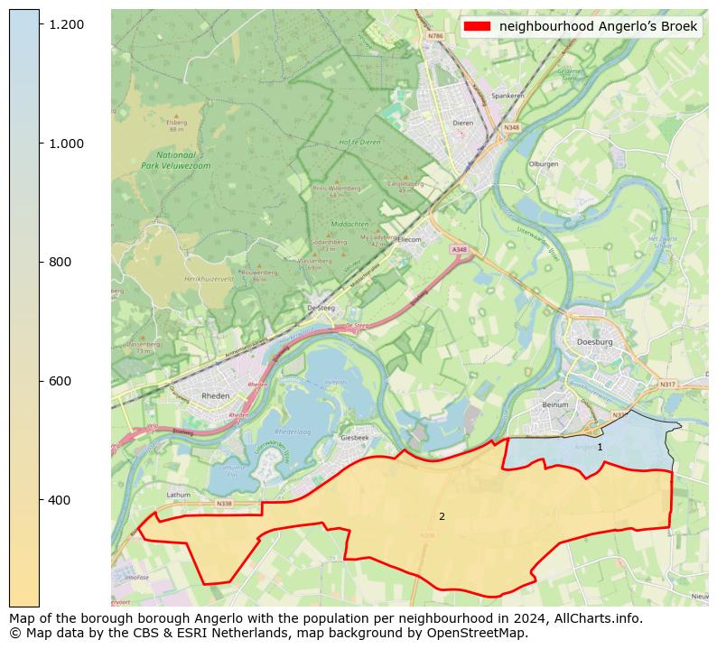 Image of the neighbourhood Angerlo’s Broek at the map. This image is used as introduction to this page. This page shows a lot of information about the population in the neighbourhood Angerlo’s Broek (such as the distribution by age groups of the residents, the composition of households, whether inhabitants are natives or Dutch with an immigration background, data about the houses (numbers, types, price development, use, type of property, ...) and more (car ownership, energy consumption, ...) based on open data from the Dutch Central Bureau of Statistics and various other sources!