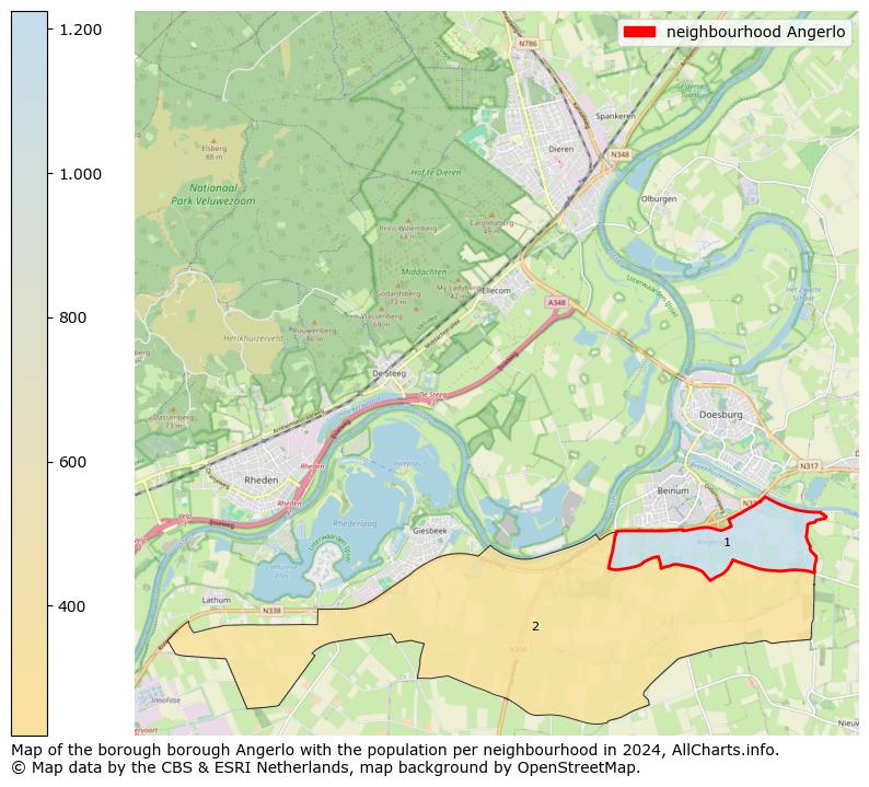 Image of the neighbourhood Angerlo at the map. This image is used as introduction to this page. This page shows a lot of information about the population in the neighbourhood Angerlo (such as the distribution by age groups of the residents, the composition of households, whether inhabitants are natives or Dutch with an immigration background, data about the houses (numbers, types, price development, use, type of property, ...) and more (car ownership, energy consumption, ...) based on open data from the Dutch Central Bureau of Statistics and various other sources!