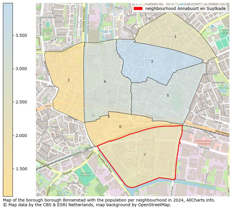 Image of the neighbourhood Annabuurt en Suytkade at the map. This image is used as introduction to this page. This page shows a lot of information about the population in the neighbourhood Annabuurt en Suytkade (such as the distribution by age groups of the residents, the composition of households, whether inhabitants are natives or Dutch with an immigration background, data about the houses (numbers, types, price development, use, type of property, ...) and more (car ownership, energy consumption, ...) based on open data from the Dutch Central Bureau of Statistics and various other sources!