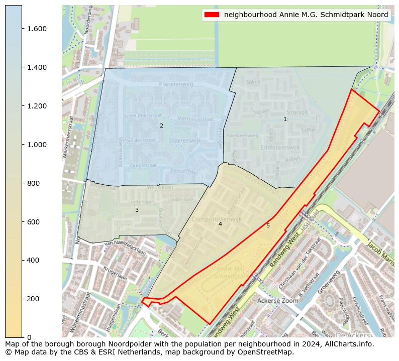 Image of the neighbourhood Annie M.G. Schmidtpark Noord at the map. This image is used as introduction to this page. This page shows a lot of information about the population in the neighbourhood Annie M.G. Schmidtpark Noord (such as the distribution by age groups of the residents, the composition of households, whether inhabitants are natives or Dutch with an immigration background, data about the houses (numbers, types, price development, use, type of property, ...) and more (car ownership, energy consumption, ...) based on open data from the Dutch Central Bureau of Statistics and various other sources!