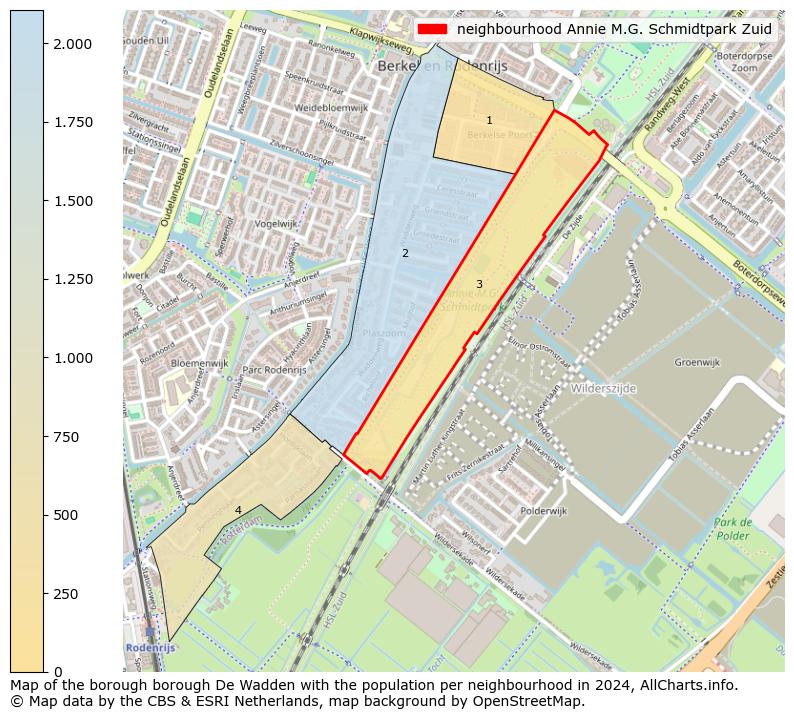 Image of the neighbourhood Annie M.G. Schmidtpark Zuid at the map. This image is used as introduction to this page. This page shows a lot of information about the population in the neighbourhood Annie M.G. Schmidtpark Zuid (such as the distribution by age groups of the residents, the composition of households, whether inhabitants are natives or Dutch with an immigration background, data about the houses (numbers, types, price development, use, type of property, ...) and more (car ownership, energy consumption, ...) based on open data from the Dutch Central Bureau of Statistics and various other sources!