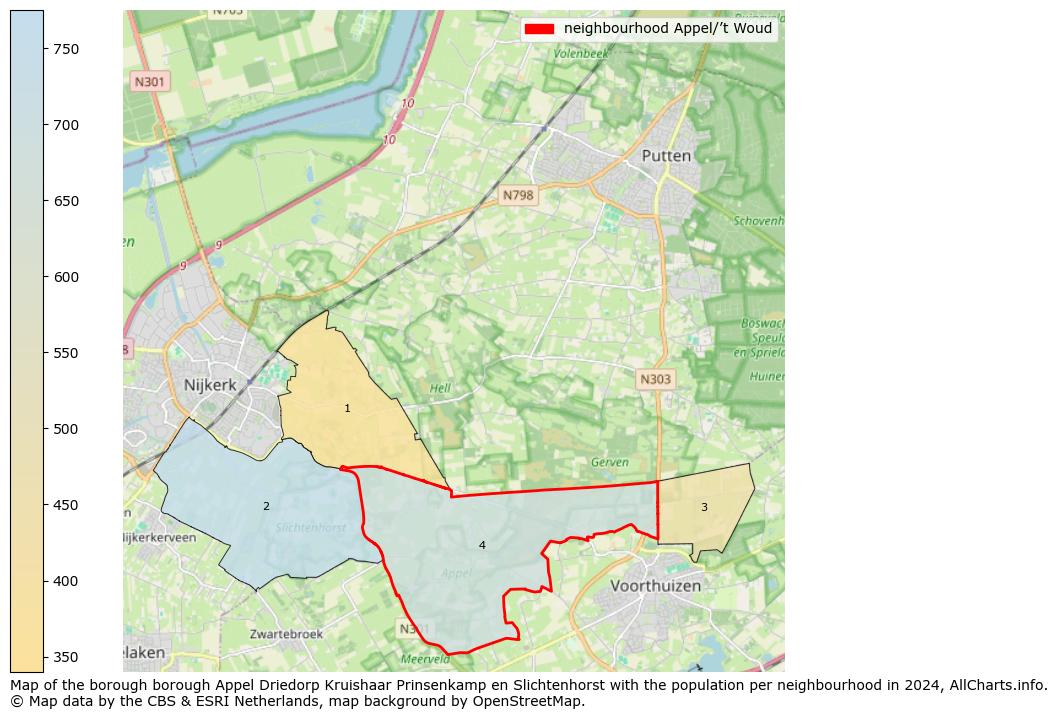 Image of the neighbourhood Appel/’t Woud at the map. This image is used as introduction to this page. This page shows a lot of information about the population in the neighbourhood Appel/’t Woud (such as the distribution by age groups of the residents, the composition of households, whether inhabitants are natives or Dutch with an immigration background, data about the houses (numbers, types, price development, use, type of property, ...) and more (car ownership, energy consumption, ...) based on open data from the Dutch Central Bureau of Statistics and various other sources!