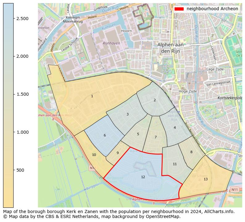 Image of the neighbourhood Archeon at the map. This image is used as introduction to this page. This page shows a lot of information about the population in the neighbourhood Archeon (such as the distribution by age groups of the residents, the composition of households, whether inhabitants are natives or Dutch with an immigration background, data about the houses (numbers, types, price development, use, type of property, ...) and more (car ownership, energy consumption, ...) based on open data from the Dutch Central Bureau of Statistics and various other sources!