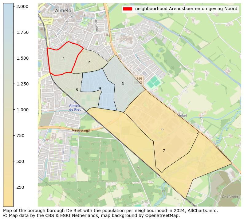 Image of the neighbourhood Arendsboer en omgeving Noord at the map. This image is used as introduction to this page. This page shows a lot of information about the population in the neighbourhood Arendsboer en omgeving Noord (such as the distribution by age groups of the residents, the composition of households, whether inhabitants are natives or Dutch with an immigration background, data about the houses (numbers, types, price development, use, type of property, ...) and more (car ownership, energy consumption, ...) based on open data from the Dutch Central Bureau of Statistics and various other sources!