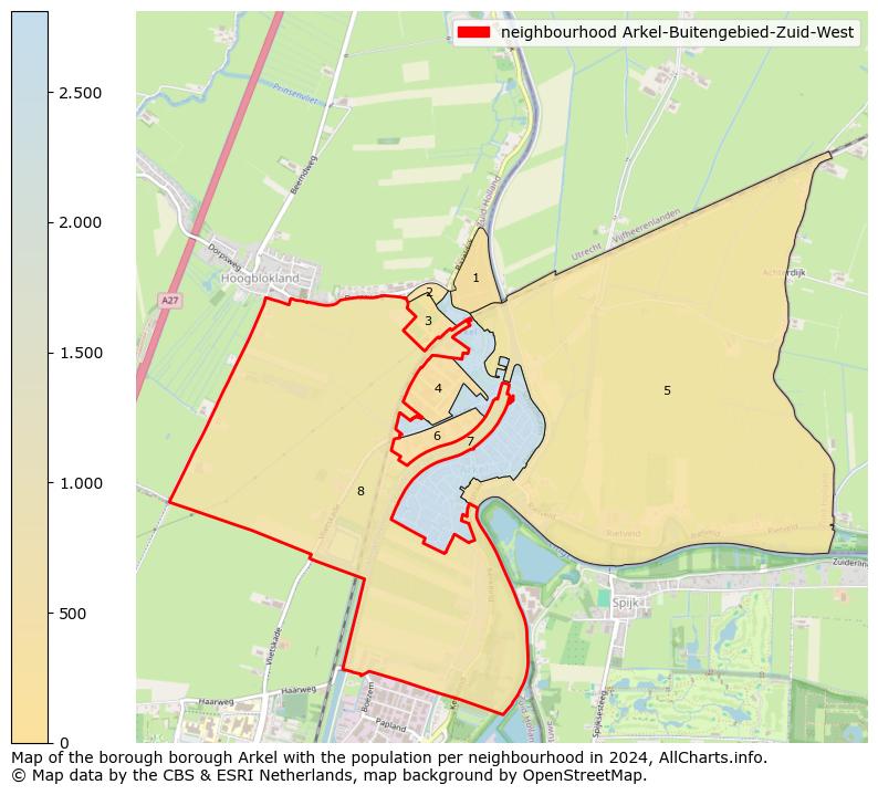 Image of the neighbourhood Arkel-Buitengebied-Zuid-West at the map. This image is used as introduction to this page. This page shows a lot of information about the population in the neighbourhood Arkel-Buitengebied-Zuid-West (such as the distribution by age groups of the residents, the composition of households, whether inhabitants are natives or Dutch with an immigration background, data about the houses (numbers, types, price development, use, type of property, ...) and more (car ownership, energy consumption, ...) based on open data from the Dutch Central Bureau of Statistics and various other sources!