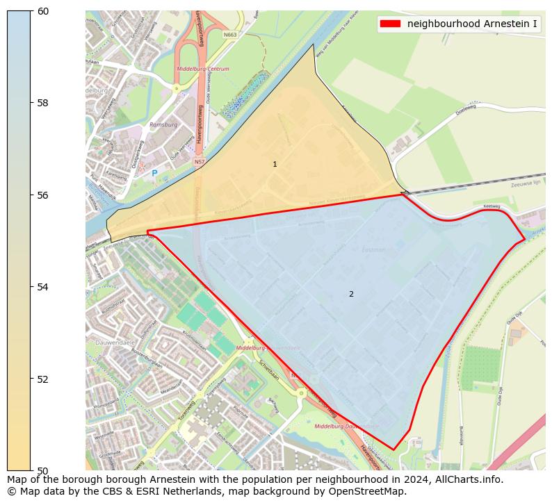 Image of the neighbourhood Arnestein I at the map. This image is used as introduction to this page. This page shows a lot of information about the population in the neighbourhood Arnestein I (such as the distribution by age groups of the residents, the composition of households, whether inhabitants are natives or Dutch with an immigration background, data about the houses (numbers, types, price development, use, type of property, ...) and more (car ownership, energy consumption, ...) based on open data from the Dutch Central Bureau of Statistics and various other sources!