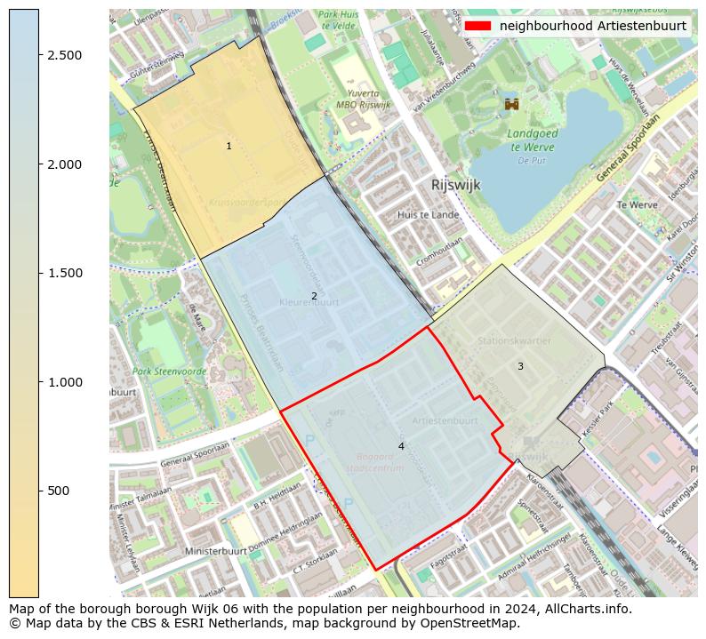 Image of the neighbourhood Artiestenbuurt at the map. This image is used as introduction to this page. This page shows a lot of information about the population in the neighbourhood Artiestenbuurt (such as the distribution by age groups of the residents, the composition of households, whether inhabitants are natives or Dutch with an immigration background, data about the houses (numbers, types, price development, use, type of property, ...) and more (car ownership, energy consumption, ...) based on open data from the Dutch Central Bureau of Statistics and various other sources!